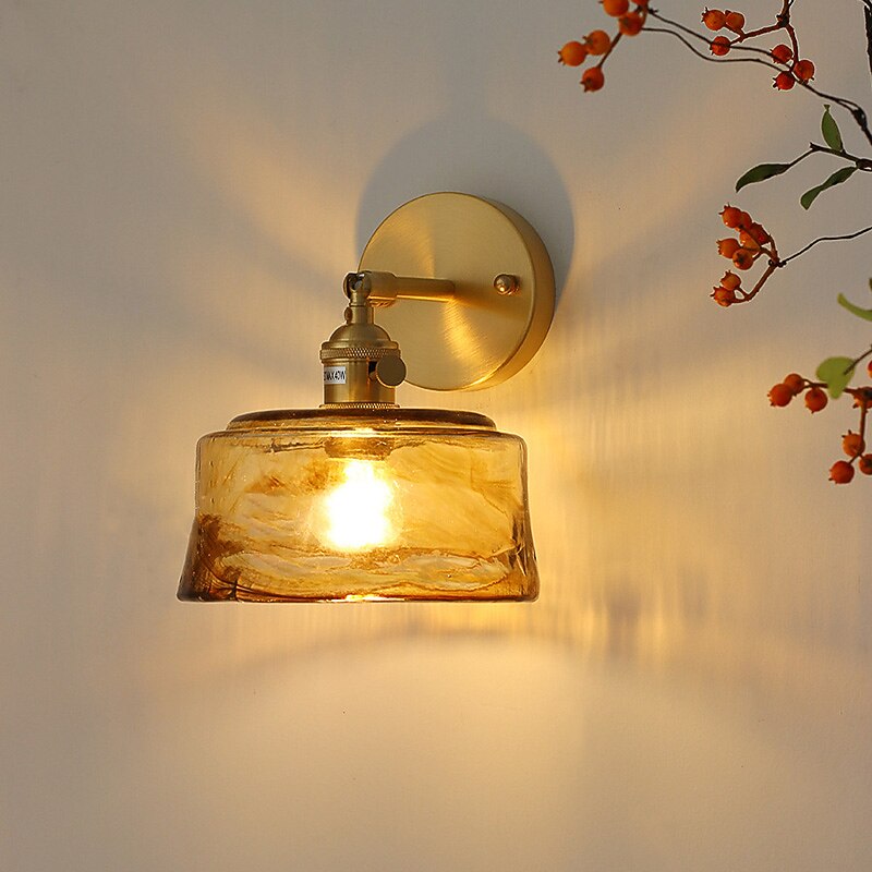 Modern Glass Bell Wall Light
