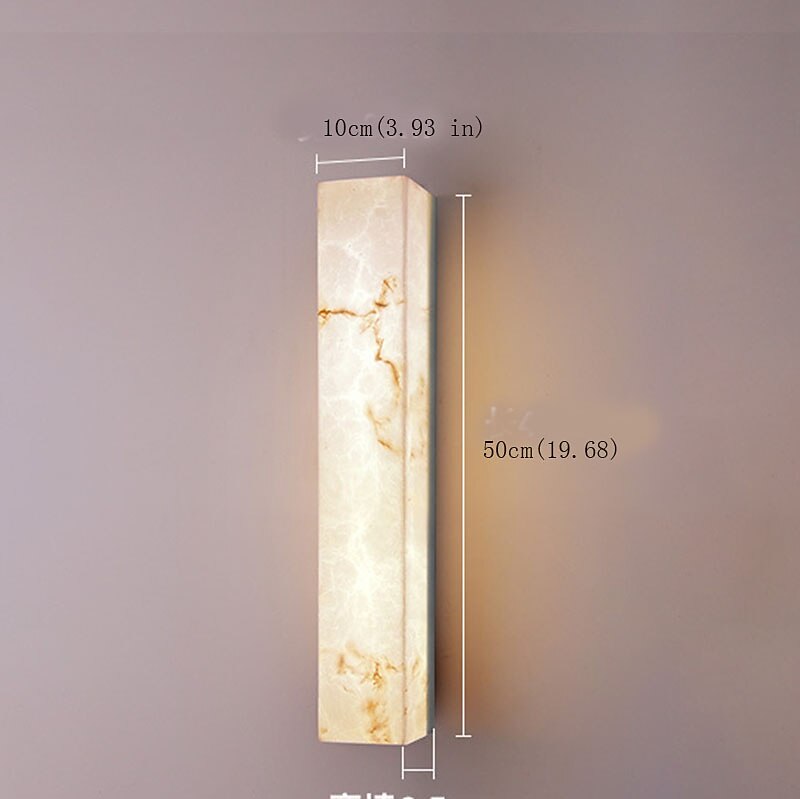 Modern Marble Linear Wall Light