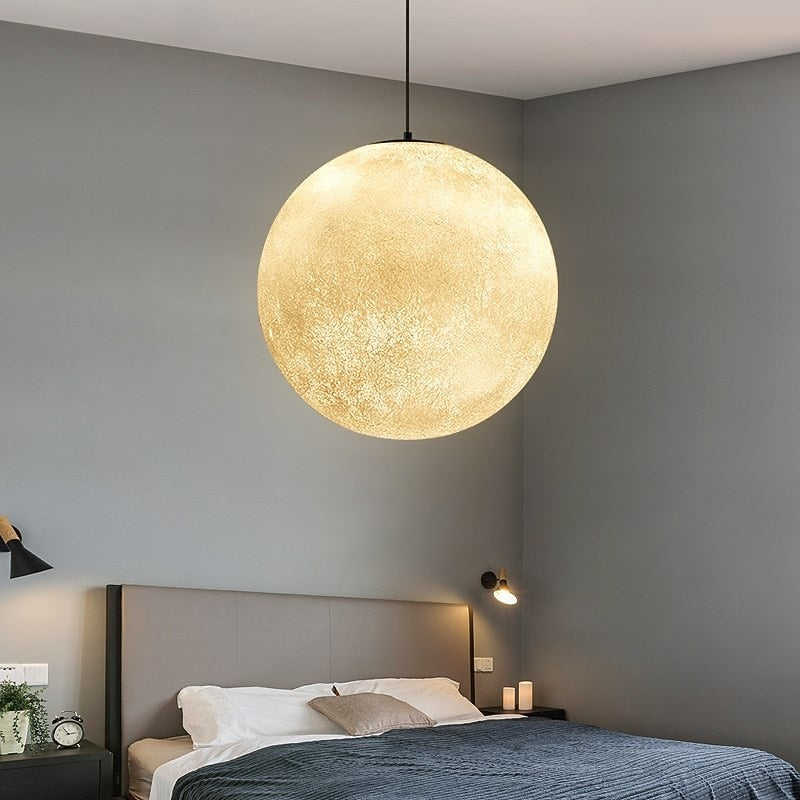 Modern Metal Moon Ceiling Light