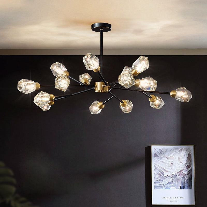 Glam Crystal Branch Chandelier