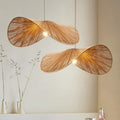 Rustic Rope Leaf Pendant Light