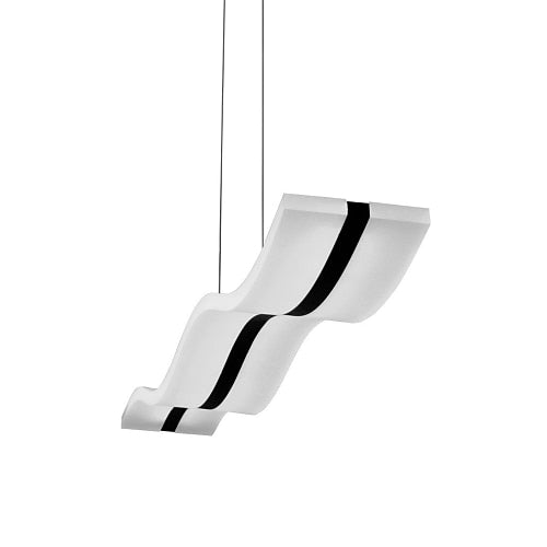 Modern Acrylic Wave Pendant Light
