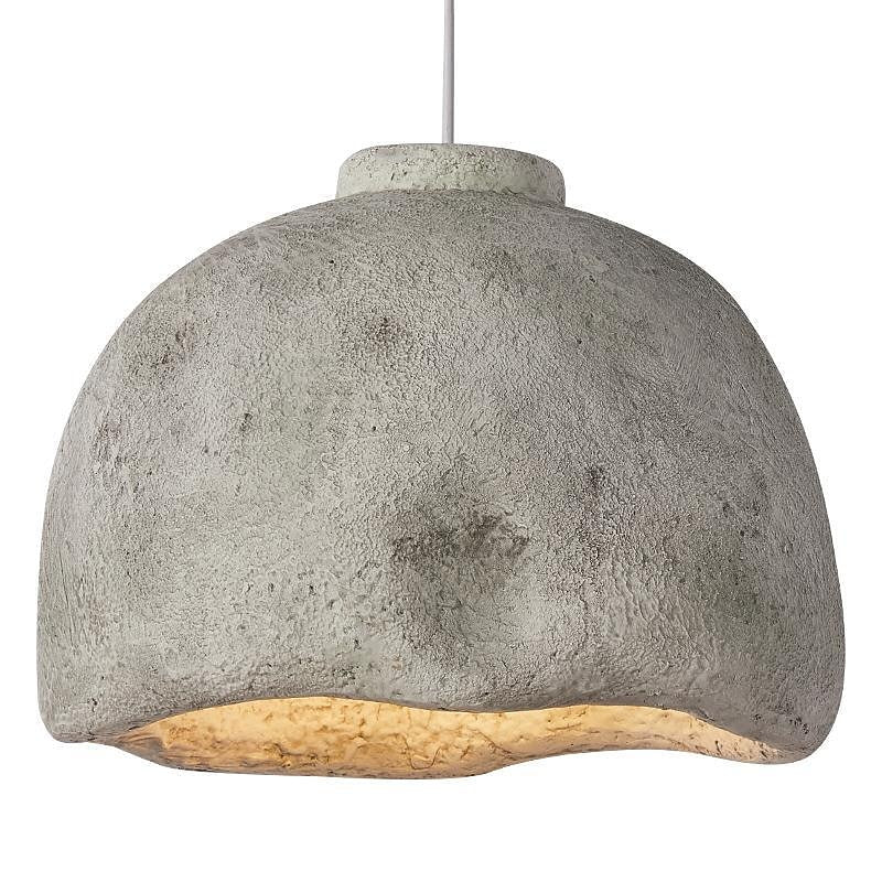 Wabi-Sabi Resin Dome Pendant Light