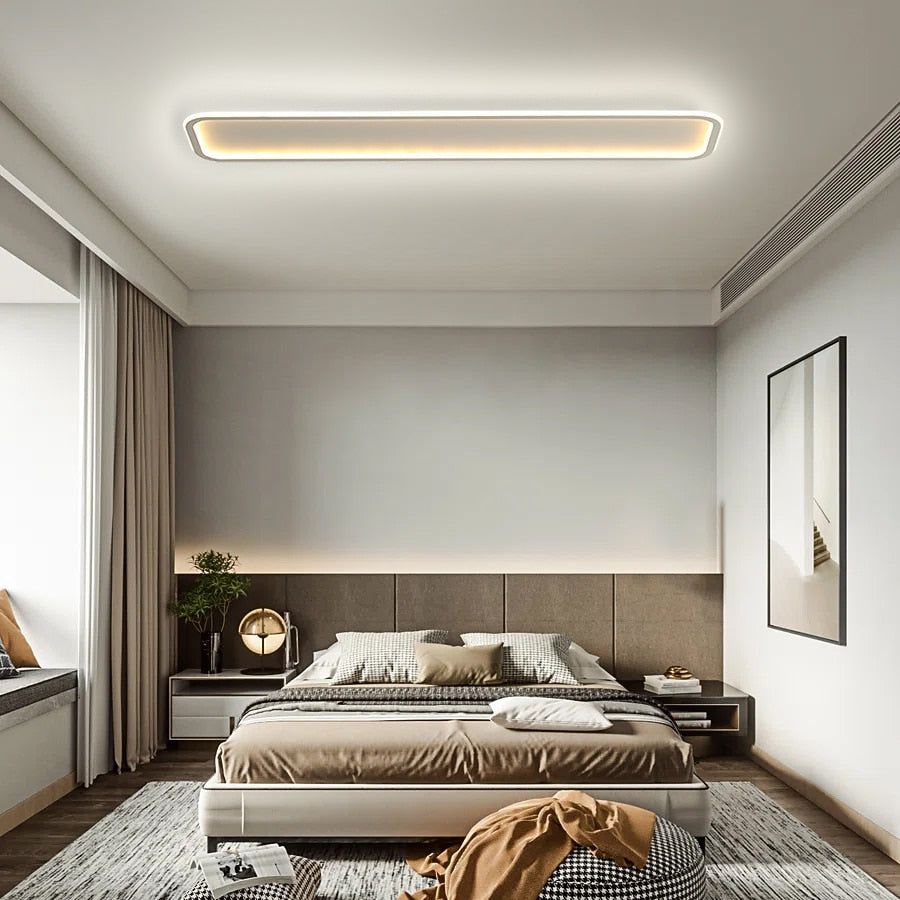 Modern Metal Linear Ceiling Light