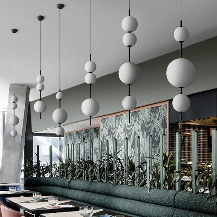 Modern Metal Globe Pendant Light