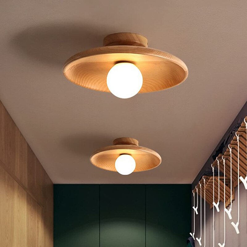 Vintage Crystal Disc Ceiling Light