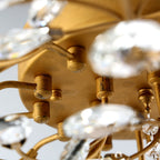Glamour-Kristall-Ast-Deckenleuchte