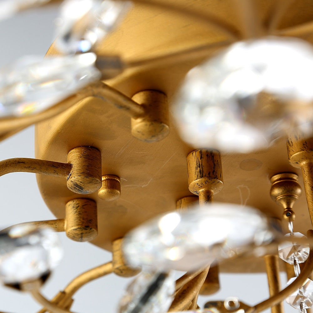Glam Crystal Branch Ceiling Light