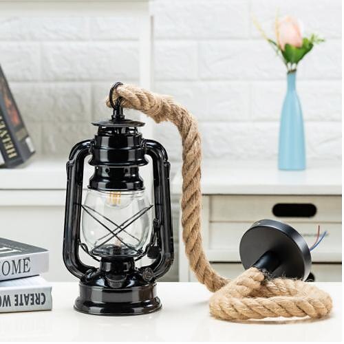 Vintage Metal Lantern Pendant Light