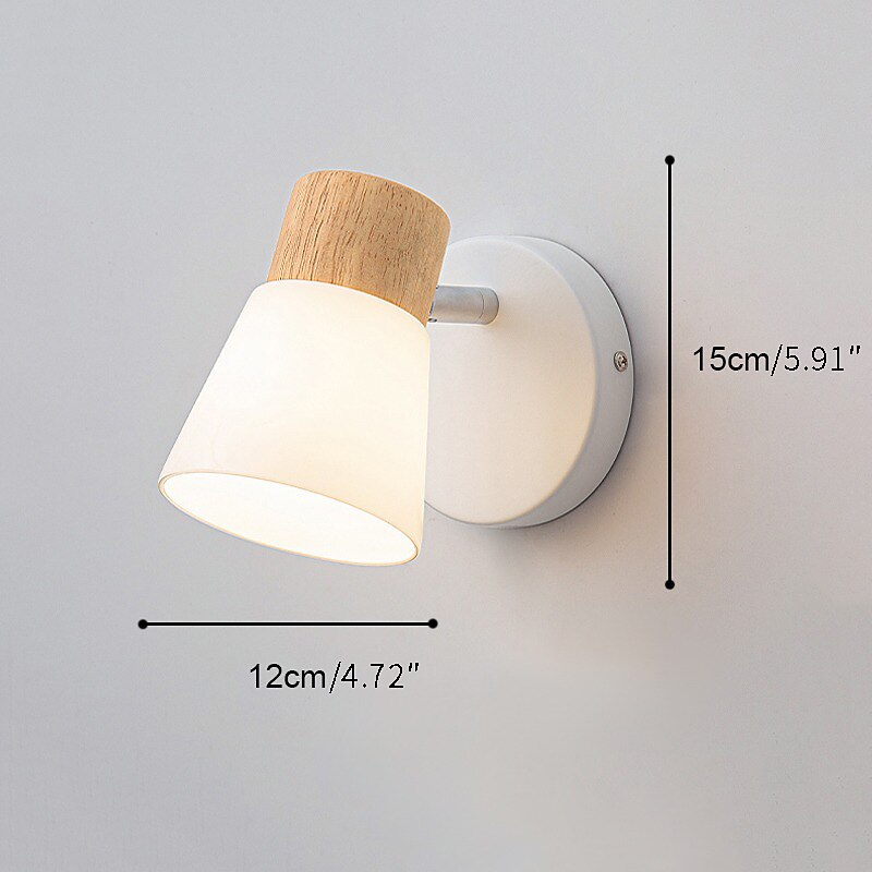 Modern Glass Cone Vanity Light