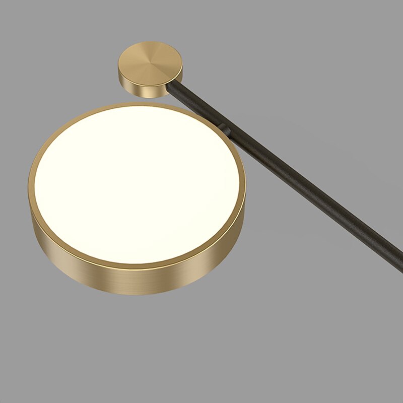 Modern Acrylic Ring-Branch Ceiling Light