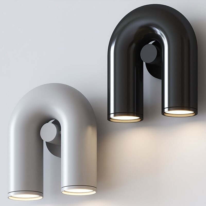 Modern Metal U-Shaped Wall Light