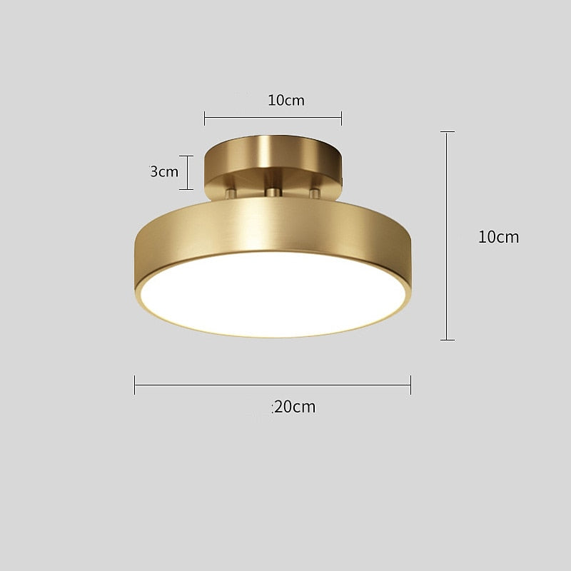Vintage Metal Spotlight Ceiling Light