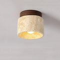 Wabi-Sabi Metal Cylinder Ceiling Light