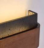 Wabi-Sabi Metall-Rechteck-Wandleuchte