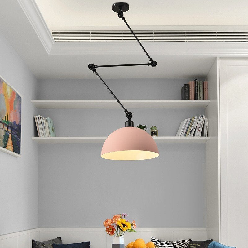 Industrial Metal Dome Pendant Light