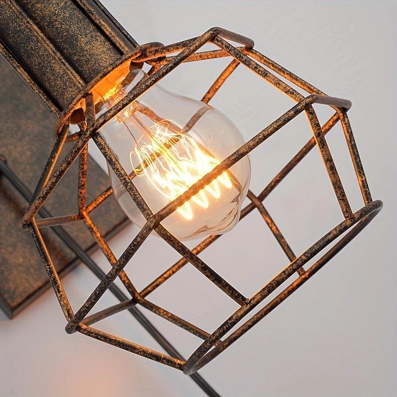 Modern Metal Pulley-Lantern Wall Light