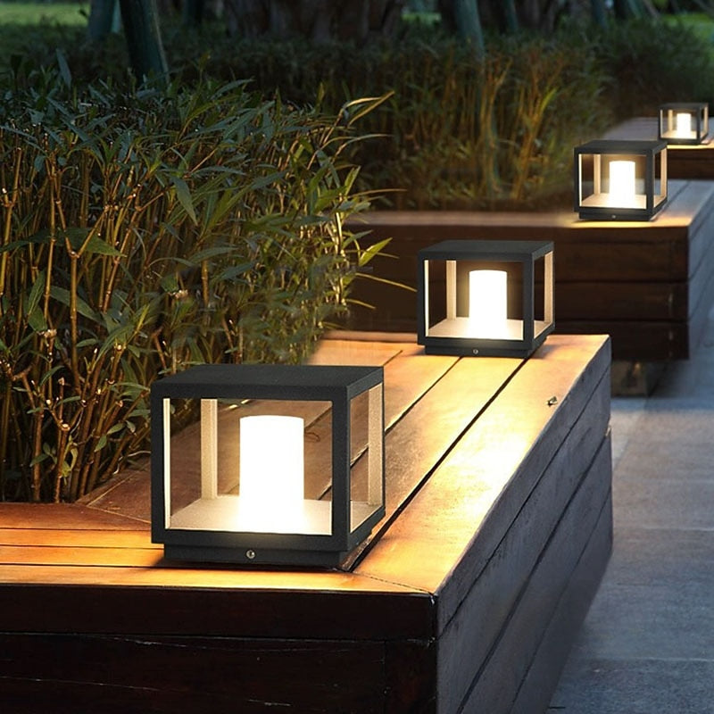 Modern Metal Square Wall Light