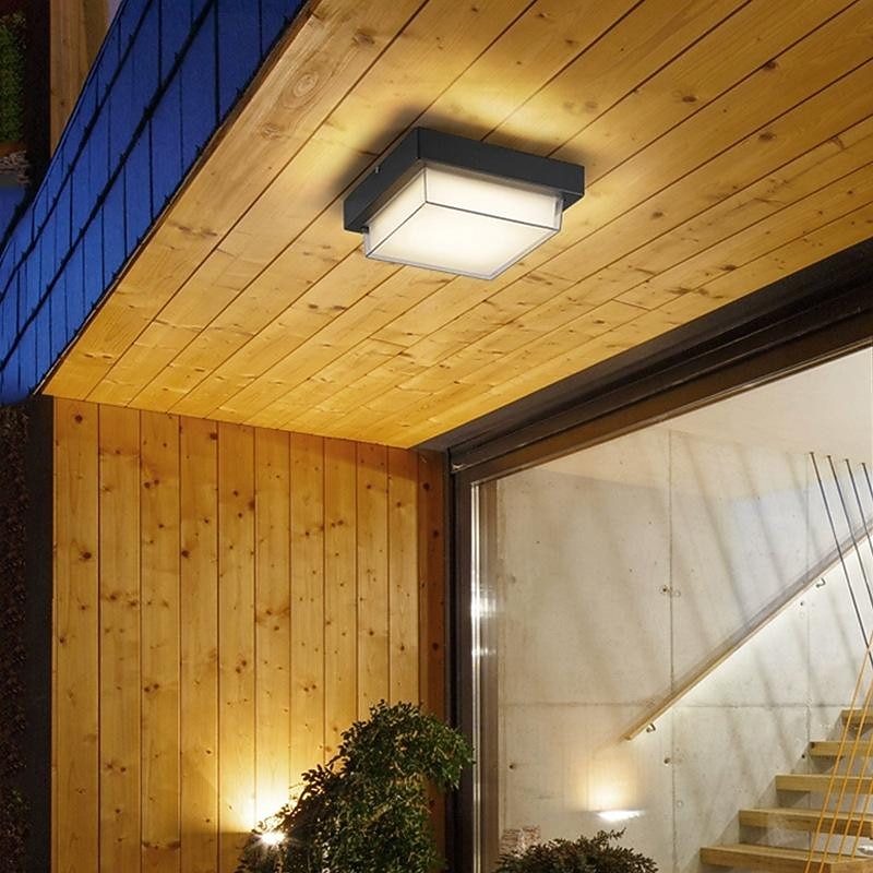 Modern Metal Square Ceiling Light