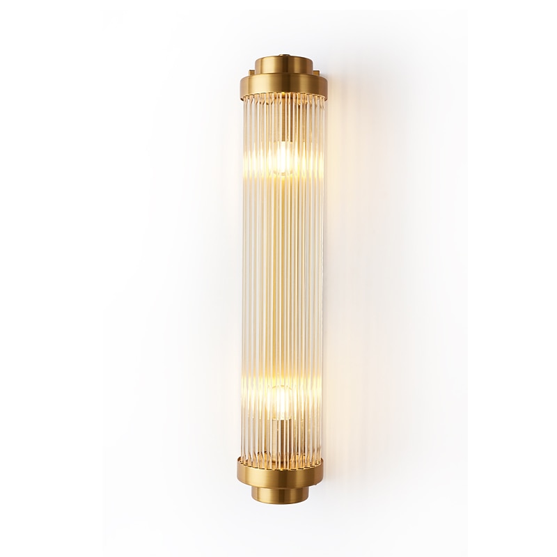 Modern Crystal Cylinder Wall Light