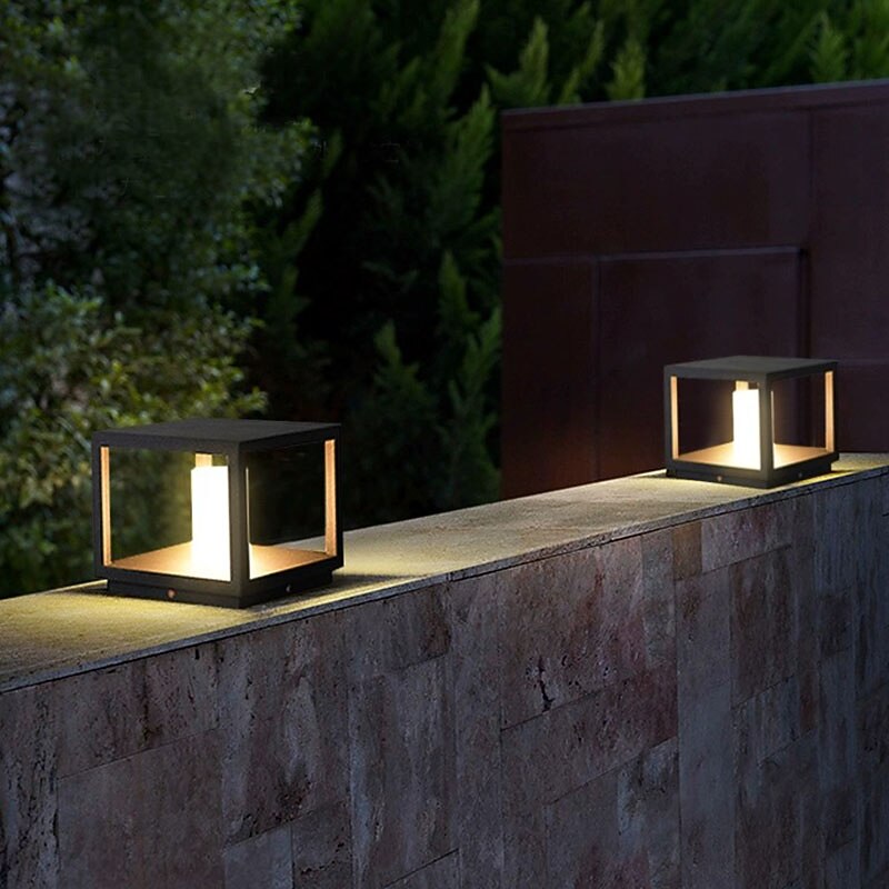 Modern Metal Square Wall Light