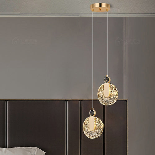 Glam Glass Ring Pendant Light