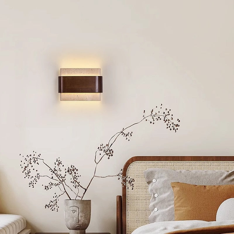 Wabi-Sabi Metal Rectangle Wall Light