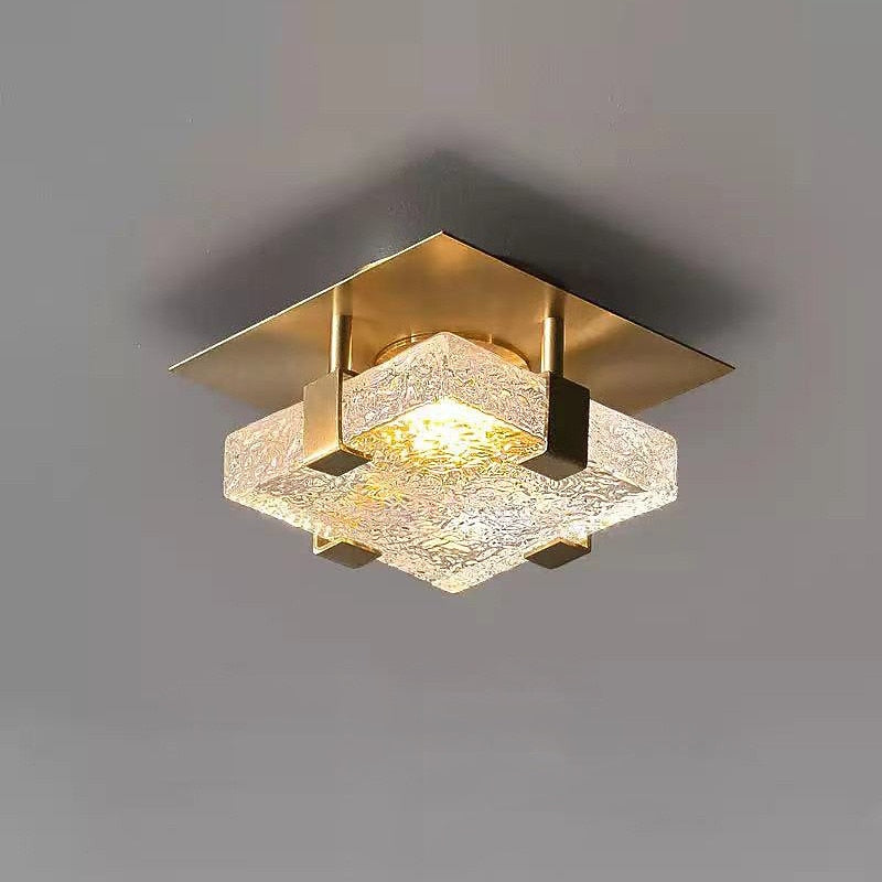 Modern Metal Square Ceiling Light