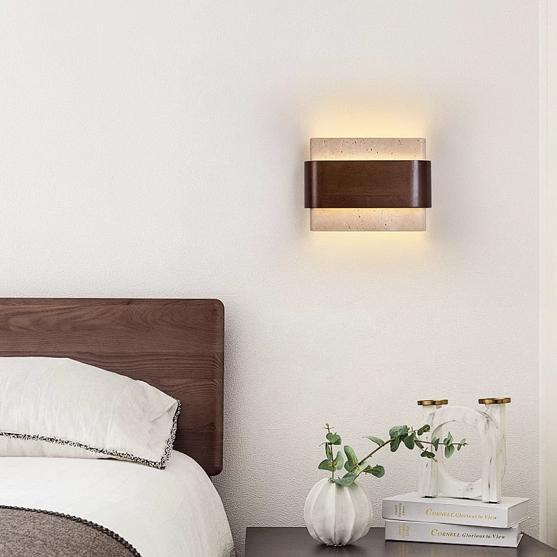Wabi-Sabi Metal Rectangle Wall Light