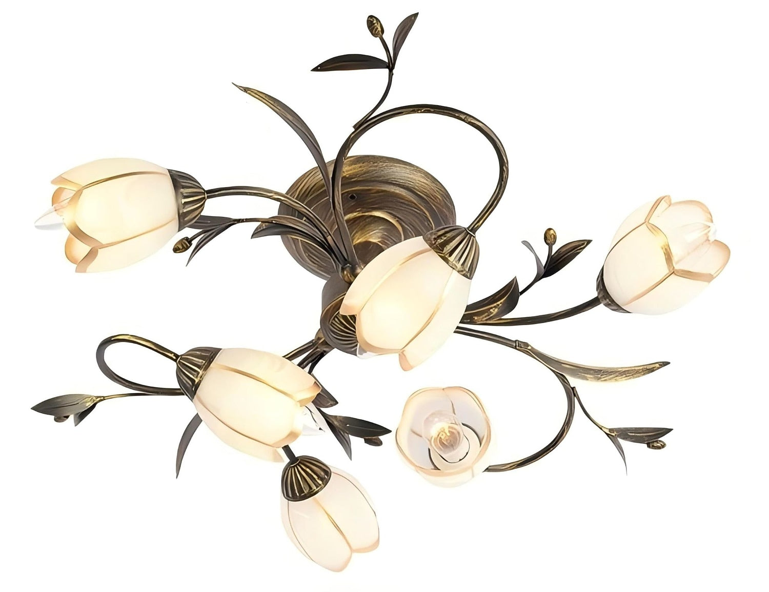 Modern Glass Branch Ceiling Light