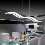 Moderne Acryl-Wellen-Pendelleuchte