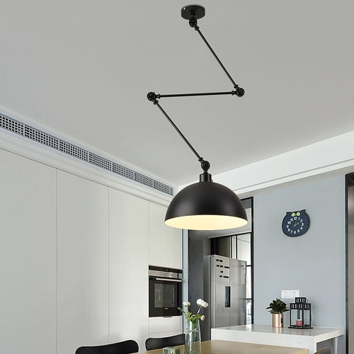 Industrial Metal Dome Pendant Light