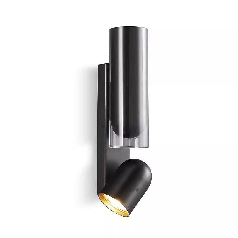 Glam Metal Cylinder Wall Light