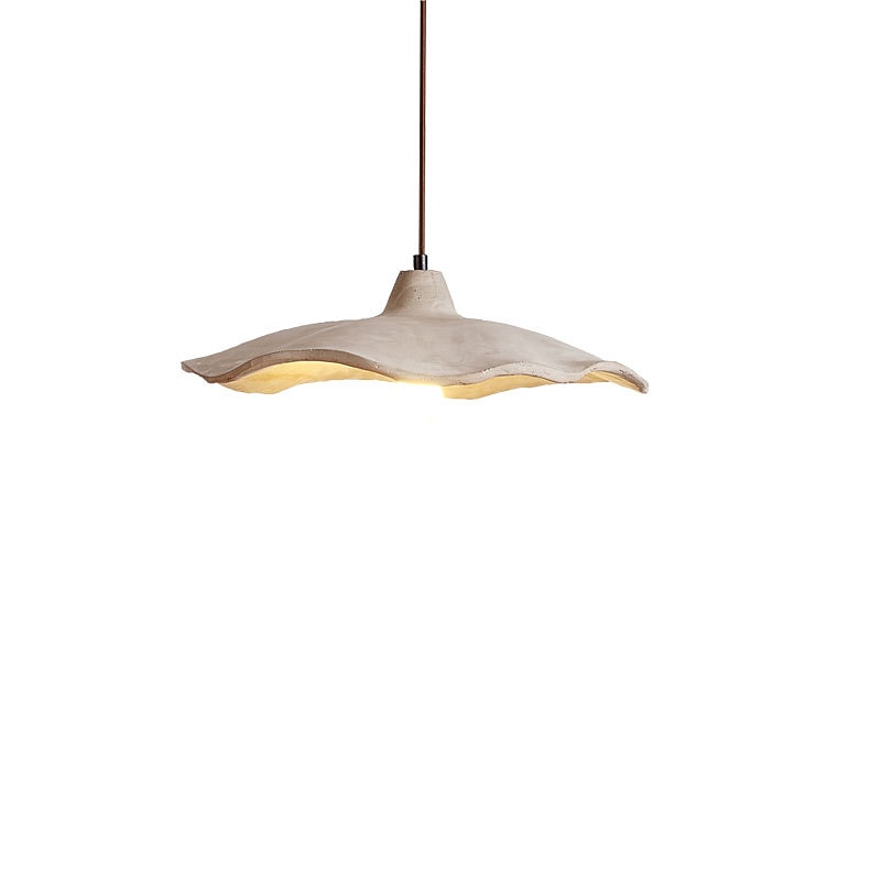Wabi-Sabi Concrete Flower Pendant Light