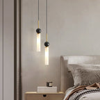 Suspension Cylindre en Marbre Moderne