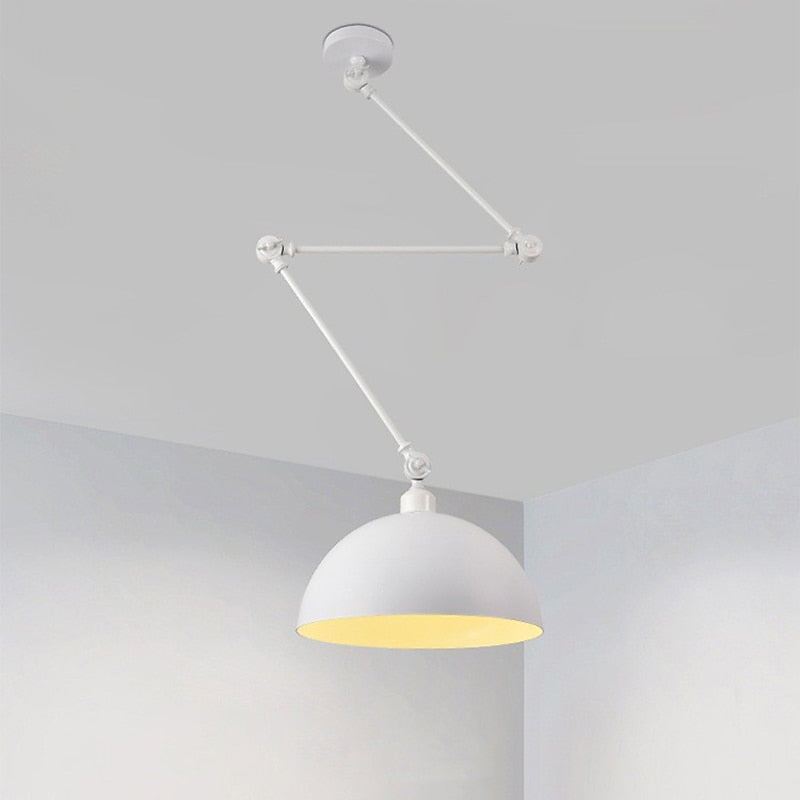 Industrial Metal Dome Pendant Light