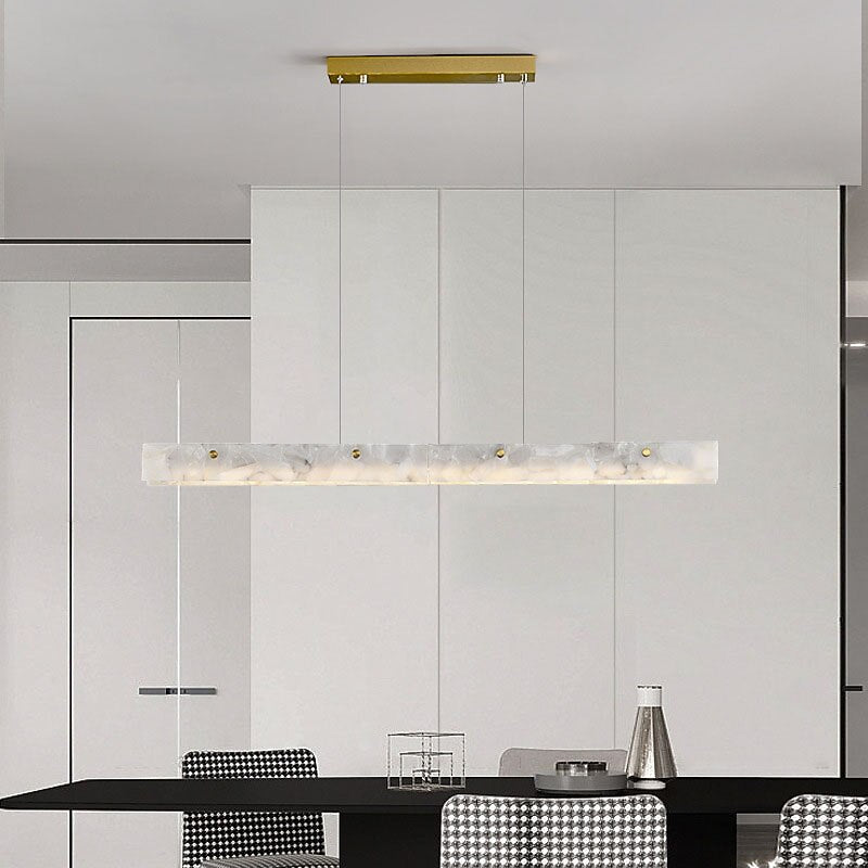 Vintage Marble Linear Pendant Light