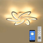 Modern Aluminum Pinwheel Ceiling Light