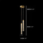 Lustre Glamour Cascade de Cristal