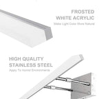 Moderne Badleuchte aus Metall, linear