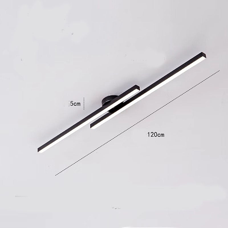 Modern Metal Linear Ceiling Light