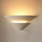 Vintage Acryl-Schale Wandleuchte