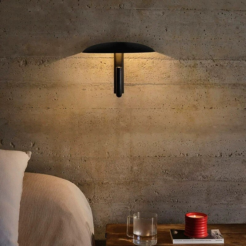 Modern Metal Mushroom Wall Light