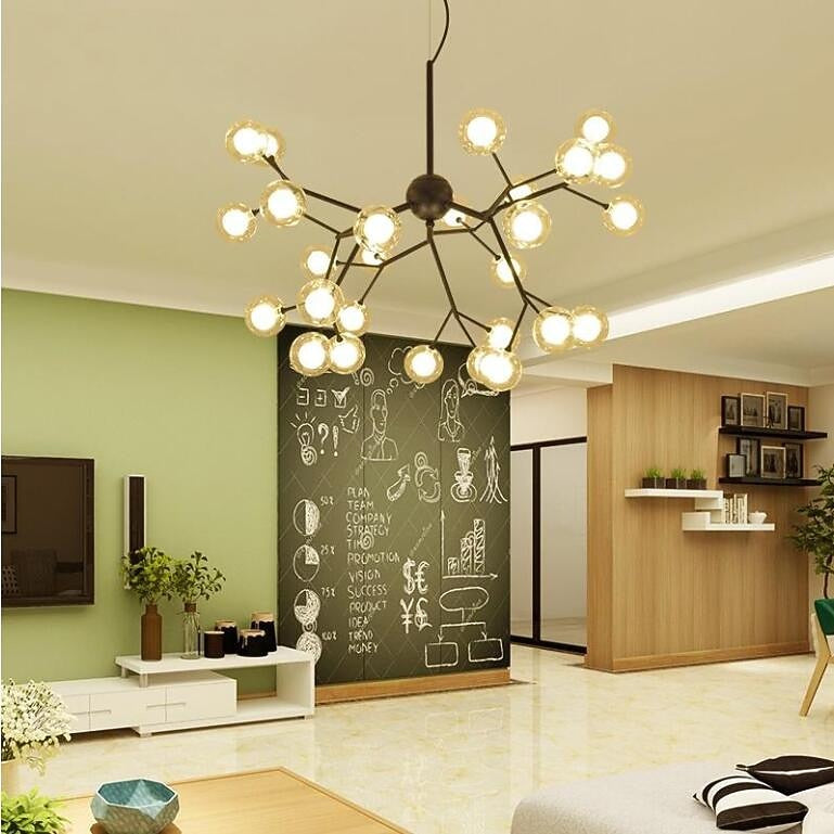 Modern Metal Sputnik Chandelier