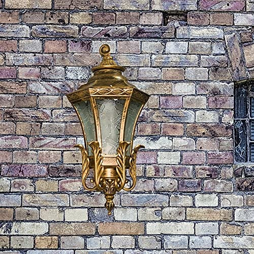 Vintage Glass Lantern Wall Light