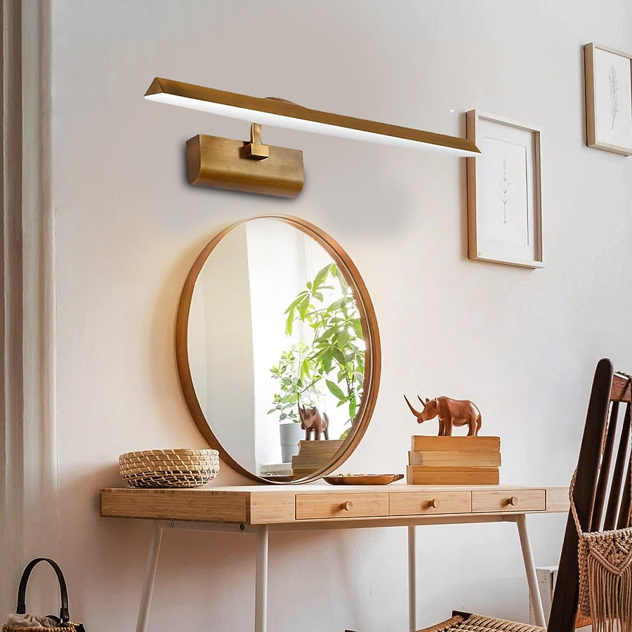Vintage Metal Linear Vanity Light