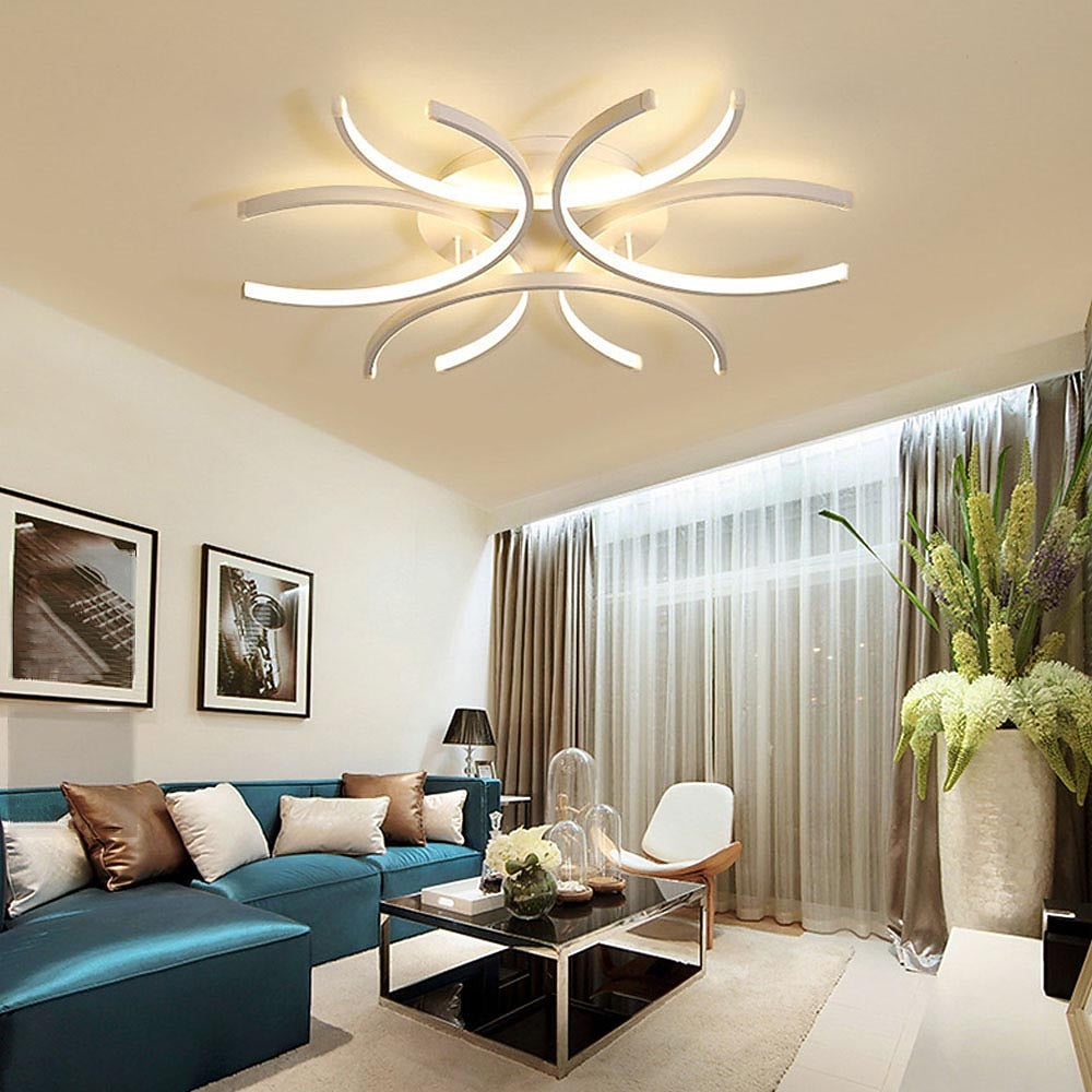 Modern Metal Flower Ceiling Light