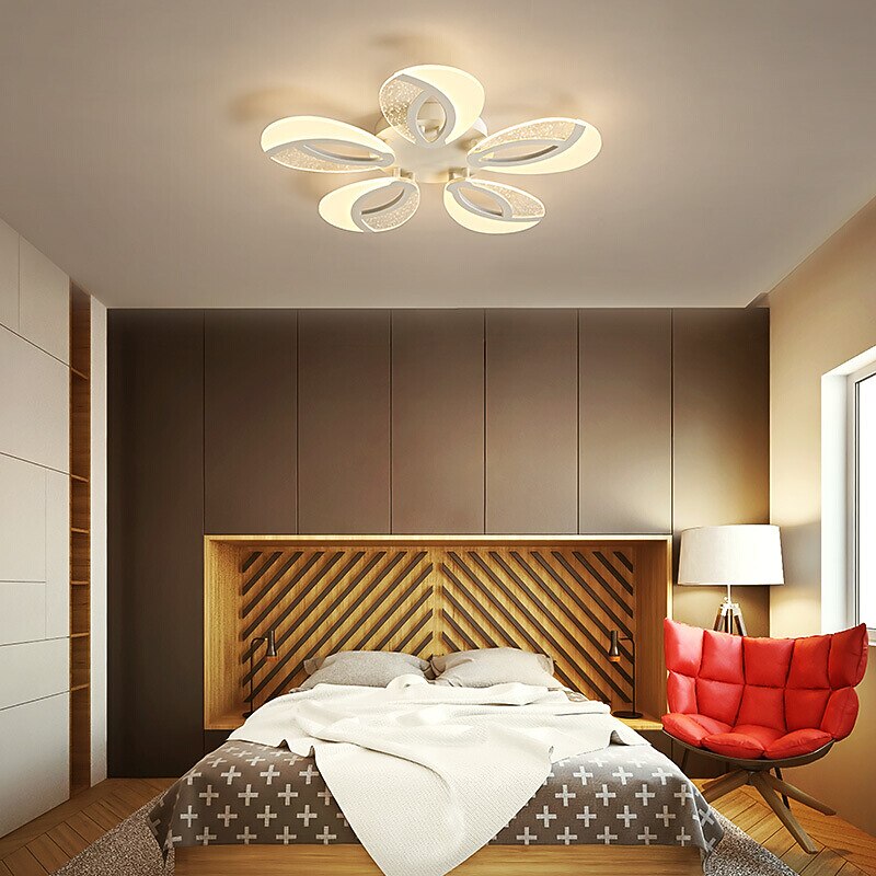 Modern Acrylic Ring-Cluster Ceiling Light