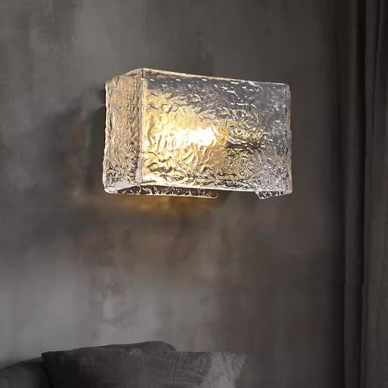 Modern Glass Rectangle Wall Light