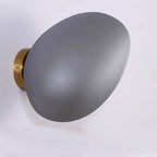 Moderne Glas-Kieselstein-Wandleuchte